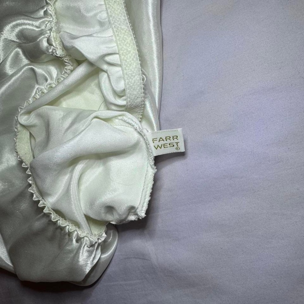 Farr West‎ White Luxurious Satin Half Slip - Picture 3 of 6
